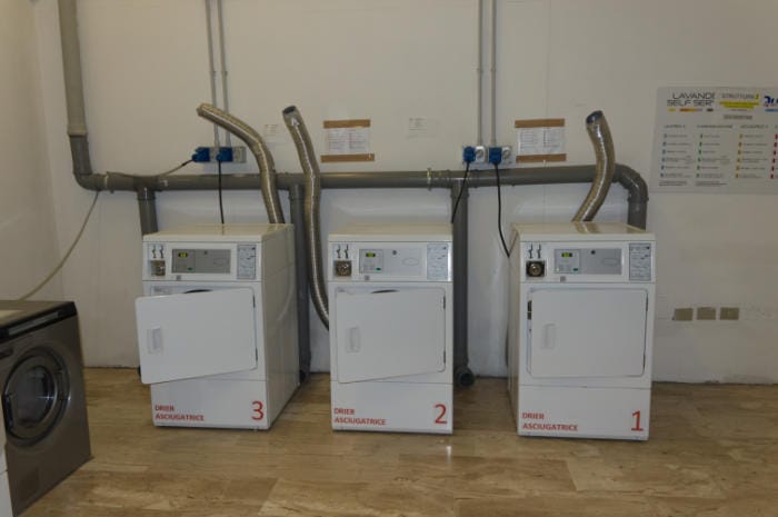 lavanderia condominiale assemblata